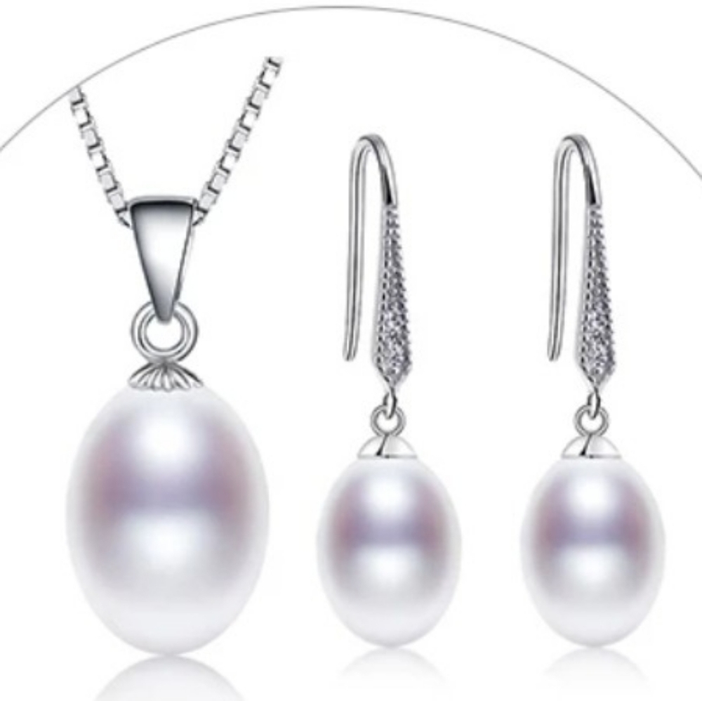 💕 MAKE AN OFFERsets natural freshwater pearl pendant earrings s92